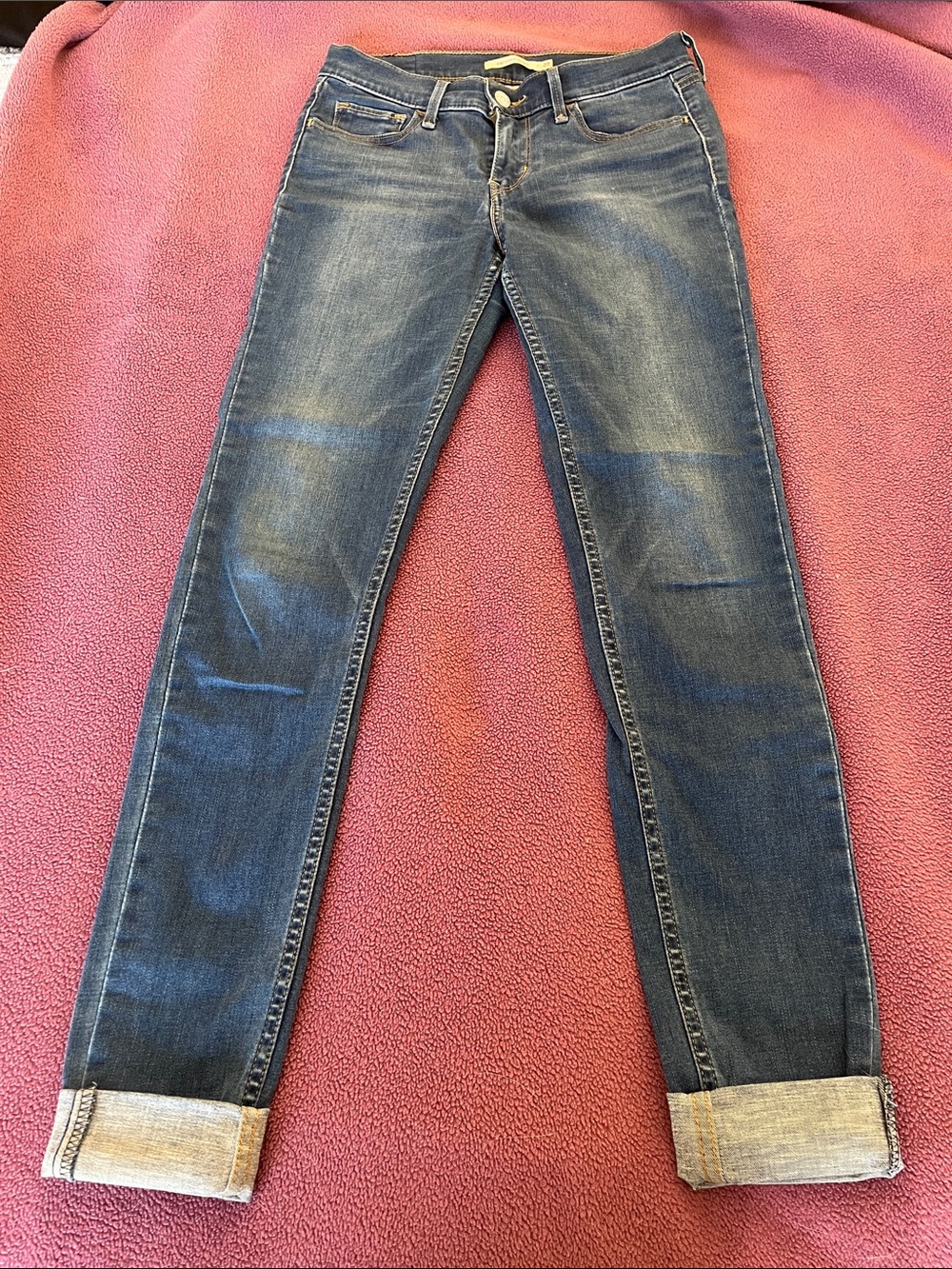 Levi Strauss Slim Fit Women’s Jeans in Dark Blue Denim